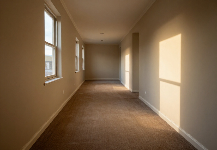 Restored living room in Helensburgh after flood damage cleanup